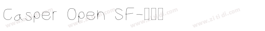 Casper Open SF字体转换